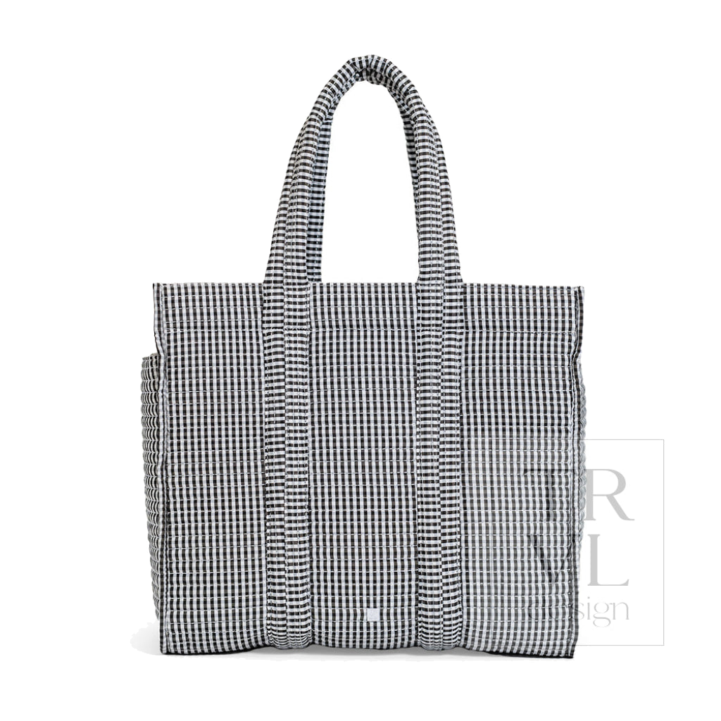 Gingham Black