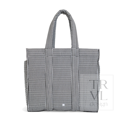 Gingham Black