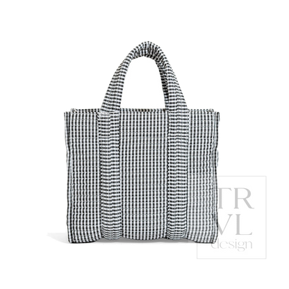Gingham Black
